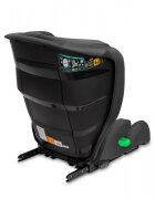 CARETERO Scaun auto 2in1 cu isofix Nimbus Negru 100-150 cm i-Size cu spatar reglabil si detasabilutilizare doar inaltatorcertificat R129tetiera reglabilaghidaje centuri