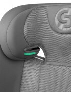 CARETERO Scaun auto copii 2in1 Breezy Fix Grey I-Size 100-150 cmfixare cu isofixtetiera reglabilaspatar detasabilsistem de ventilatie BreezeCool