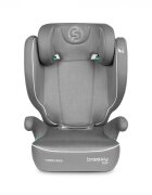 CARETERO Scaun auto copii 2in1 Breezy Fix Grey I-Size 100-150 cmfixare cu isofixtetiera reglabilaspatar detasabilsistem de ventilatie BreezeCool