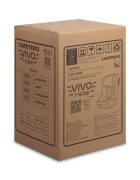 CARETERO Scaun auto copii Vivo Grey i-Size 76-150 cmcertificat R12903tetiera reglabilahusa detasabilacenturi cu pernute moipernuta reductor inclusa