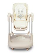 CARETERO Scaun de masa multifunctional Sitron Bej 3in1 transformabil in scaun de masabalansoarpremergator masuta si suport picioare reglabile inaltime ajustabila roti silentioase centuri de siguranta pernuta reductor