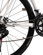 CARPAT Bicicleta CityGravel Pathfinder 3.0 C28314G AlbNegru roti 28 inch 14 viteze inaltime utilizator 150-165 cm greutate suportata 120 kg