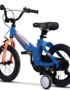 CARPAT Bicicleta Copii 4-6 ani PRO C16122B AlbastruPortocaliu roti 16 inch inaltime utilizator 100-115 cm greutate suportata 50 kg