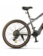 CARPAT Bicicleta Electrica C275H7E GriNegru MTB Hidraulica E-Bike roti 27.5 inch 11 viteze motor 250W autonomie Max 60 km baterie integrata in cadru Litiu-Ion 36V 10.4Ah