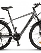 CARPAT Bicicleta Electrica E-Bike MTB Almighty C26518E GriNegru roti 26 inch inaltime utilizator 150-165 cm greutate suportata 120 kg viteza maxima25 kmh autonomie acumulator 60 km