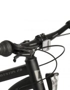 CARPAT Bicicleta Fat Bike Aventus C26217A NegruGriVerde roti 26 inch inaltime utilizator 150-195 cm greutate suportata 120 kg