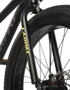 CARPAT Bicicleta Fat Bike Aventus C26217A NegruGriVerde roti 26 inch inaltime utilizator 150-195 cm greutate suportata 120 kg