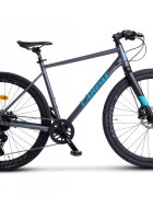 CARPAT Bicicleta Gravel ADV C28873A GriAlbastru 28 inch cadru aluminiu 10 viteze echipare Shimano Cues frane Hidraulice X-Spark Disc