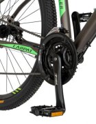 CARPAT Bicicleta Hidraulica MTB-HT Wrangler C2959AH GriVerde schimbator Shimano 24 viteze cadru aluminiu 29 inch furca cu suspensie pe arcechipata cu cric anvelope Hakuba greutate maxima utilizator 120 Kg
