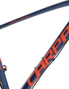 CARPAT Bicicleta Mountain Bike PRO C29212H Limited edition 29 inch cadru aluminiu culoare albastrurosu sistem franare pe disc inaltime maxima utilizator 170-195 cm greutate maxima utilizator 120 Kg suspensie pe arc