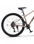 CARPAT Bicicleta MTB DURO 2.9 C29334H MaroNegru roti 29 inch echipare Shimano AlivioAltus frane Hidraulice Radius cabluri integrate 9 Viteze greutate suportata 120 kg