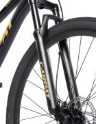 CARPAT Bicicleta MTB DURO 2.9 C29334H NegruGalben roti 29 inch echipare Shimano AlivioAltus frane Hidraulice Radius cabluri integrate 9 Viteze greutate suportata 120 kg