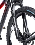 CARPAT Bicicleta MTB Evolution C26313M NegruGriAlb 26 inch cadru din aluminiu frana mecanica pe disc suspensie pe arc