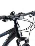 CARPAT Bicicleta MTB Evolution C26313M NegruGriAlb 26 inch cadru din aluminiu frana mecanica pe disc suspensie pe arc