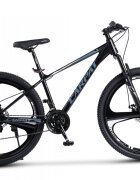 CARPAT Bicicleta MTB Evolution C27313M NegruGriAlb 27.5 inch cadru din aluminiu frana mecanica pe disc suspensie pe arc