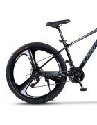CARPAT Bicicleta MTB Evolution C27313M NegruGriAlb 27.5 inch cadru din aluminiu frana mecanica pe disc suspensie pe arc
