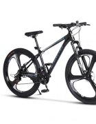 CARPAT Bicicleta MTB Evolution C27313M NegruGriAlb 27.5 inch cadru din aluminiu frana mecanica pe disc suspensie pe arc