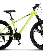 CARPAT Bicicleta MTB Evolution C27313M VerdeAlb 27.5 inch cadru din aluminiu frana mecanica pe disc suspensie pe arc
