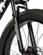 CARPAT Bicicleta MTB-Fat Bike Bigone C26278G NegruAlb Schimbator spate Shimano Altus 16 Viteze roti 26 inch Frane Mecanice Disc inaltime utilizator 150-195 cm greutate suportata 120 Kg