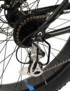 CARPAT Bicicleta MTB-Fat Bike Bigone C26278G NegruAlb Schimbator spate Shimano Altus 16 Viteze roti 26 inch Frane Mecanice Disc inaltime utilizator 150-195 cm greutate suportata 120 Kg