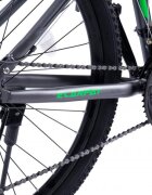 CARPAT Bicicleta MTB Full-Suspension E- E2660A GriNegruVerde roti 26 inch 150-165 cm inch greutate suportata 100 kg