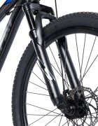 CARPAT Bicicleta MTB Full-Suspension E- E2660A NegruGriAlbastru 26 inch 150-165 cm inch greutate suportata 100 kg