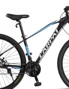 CARPAT Bicicleta MTB-HT Ian 2.9 C2959G NegruAlbAlbastru roti 29 inch 21 viteze inaltime utilizator 170-195 cm greutate suportata 120 kg