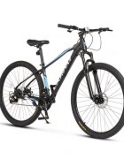 CARPAT Bicicleta MTB-HT Ian 2.9 C2959G NegruAlbAlbastru roti 29 inch 21 viteze inaltime utilizator 170-195 cm greutate suportata 120 kg
