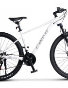 CARPAT Bicicleta MTB-HT Pro Teen C26472A Albgri roti 26 inch cadru aluminiu 21 viteze echipare Shimano frane disc mecanice cabluri integrate