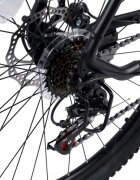 CARPAT Bicicleta MTB Invictus C27357C NegruGri roti 27.5 inch inaltime utilizator 160-175 cm greutate suportata 120 kg