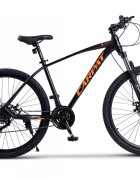 CARPAT Bicicleta MTB Invictus C27357C NegruPortocaliu roti 27.5 inch inaltime utilizator 160-175 cm greutate suportata 120 kg
