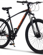CARPAT Bicicleta MTB Invictus C27357C NegruPortocaliu roti 27.5 inch inaltime utilizator 160-175 cm greutate suportata 120 kg