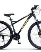 CARPAT Bicicleta MTB Ride C29303H NegruGalben roti 29 inch echipare Shimano manete secventiale frane hidraulice cabluri integrate 21 viteze