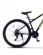 CARPAT Bicicleta MTB Ride C29303H NegruGalben roti 29 inch echipare Shimano manete secventiale frane hidraulice cabluri integrate 21 viteze