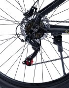 CARPAT Bicicleta MTB Ride C29303H NegruGalben roti 29 inch echipare Shimano manete secventiale frane hidraulice cabluri integrate 21 viteze