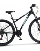CARPAT Bicicleta MTB Ride C29303H NegruTurcoaz roti 29 inch echipare Shimano manete secventiale frane hidraulice cabluri integrate 21 viteze