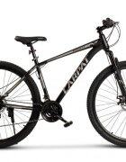 CARPAT Bicicleta MTB Spartan C2999G NegruGri roti 29 inch cadru aluminiu 21 viteze echipare Shimano frane disc mecanice manete rotative