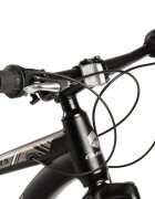 CARPAT Bicicleta MTB Spartan C2999G NegruGri roti 29 inch cadru aluminiu 21 viteze echipare Shimano frane disc mecanice manete rotative