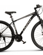 CARPAT Bicicleta MTB Spartan C2999G NegruGri roti 29 inch cadru aluminiu 21 viteze echipare Shimano frane disc mecanice manete rotative