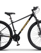 CARPAT Bicicleta MTB Tanker C29312B NegruGalben roti 29 inch 21 viteze frana pe disc inaltime utilizator 175-190 cm greutate suportata 120 kg