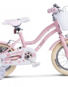 CARPAT Bicicleta pentru copii 2-4 ani C12178A Roz 12 inch cu roti ajutatoare si cosulet