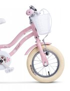 CARPAT Bicicleta pentru copii 2-4 ani C12178A Roz 12 inch cu roti ajutatoare si cosulet