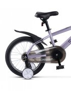 CARPAT Bicicleta pentru copii 4-6 ani C16177A Mov 16 inch cu roti ajutatoare
