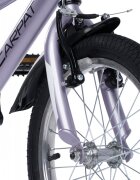 CARPAT Bicicleta pentru copii 4-6 ani C16177A Mov 16 inch cu roti ajutatoare