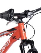 CARPAT Bicicleta pentru copii E Ride S24109C Portocaliu 24 inch echipare Shimano anvelope late furca cu suspensie frane disc 7 viteze