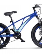 CARPAT Bicicleta pentru copii MTB C20343A Albastru roti 20 inch cadru magneziu frane disc 7 viteze