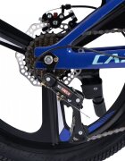 CARPAT Bicicleta pentru copii MTB C20343A Albastru roti 20 inch cadru magneziu frane disc 7 viteze