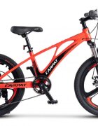 CARPAT Bicicleta pentru copii MTB C20343A RosuNegru roti 20 inch cadru magneziu frane disc 7 viteze