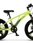 CARPAT Bicicleta pentru copii MTB C20343A VerdeGri roti 20 inch cadru aluminiu frane disc 7 viteze