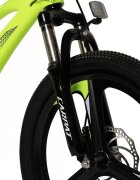 CARPAT Bicicleta pentru copii MTB C20343A VerdeGri roti 20 inch cadru aluminiu frane disc 7 viteze